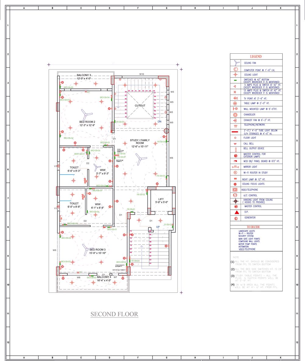 SF Electrical Layout